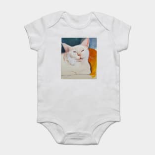 Enya Cat Meme Baby Bodysuit